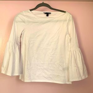 White banana republic top simply size xxs